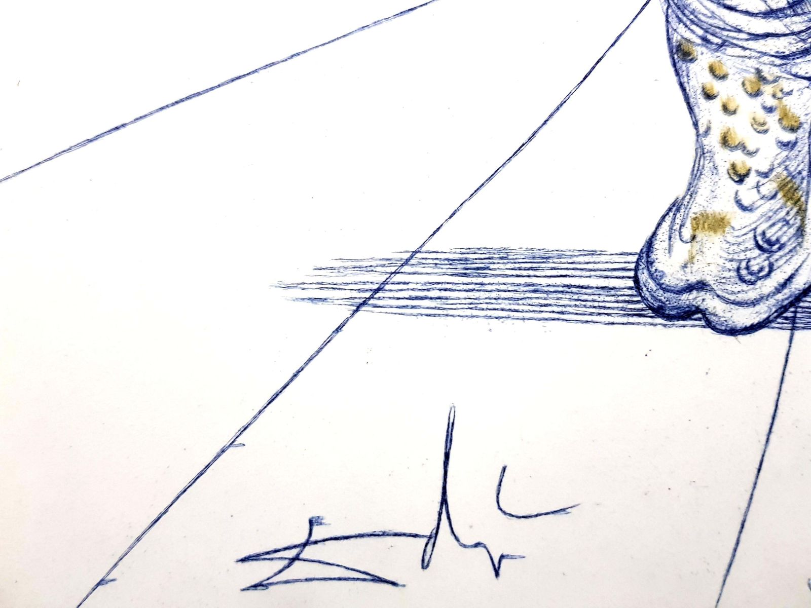 Salvador Dalí­Salvador Dali   Girl On Rhinoceros Horn1967 photo Art