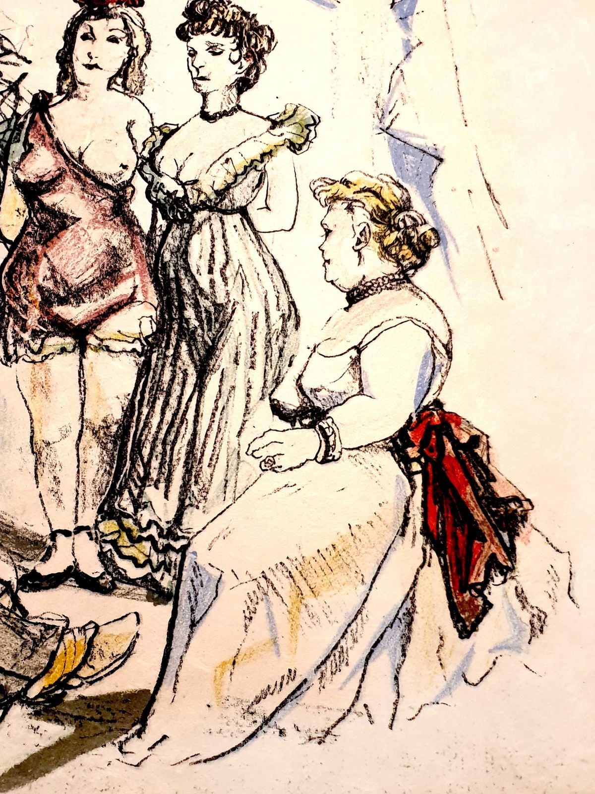 Léonard Tsugouharu Foujitaleonard Foujita   House Of Delights   Original Signed Lithographcirca 1960 photo buy