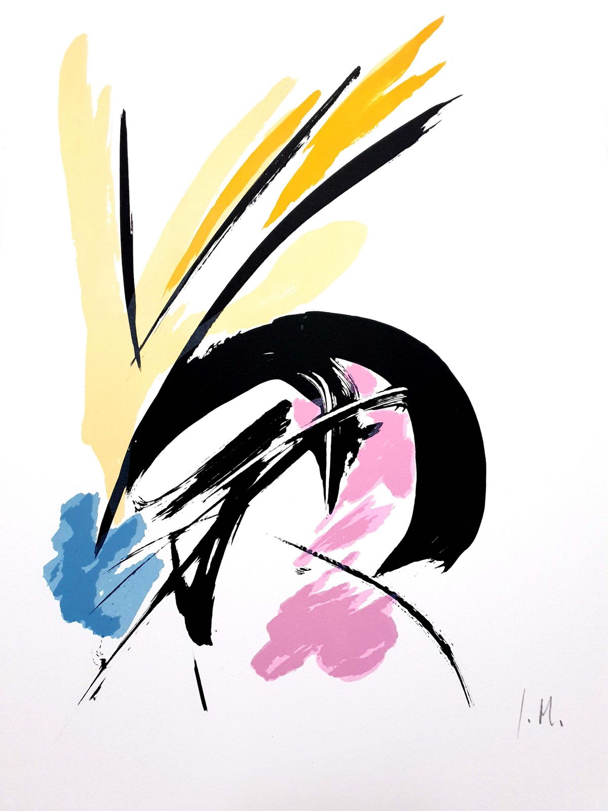 Jean Miottejean Miotte   Constant Eye I   Original Signed Lithograph1970s