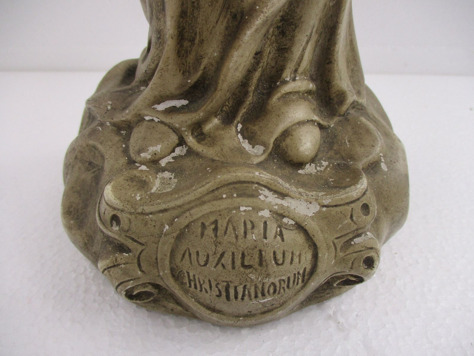 Majestic Mary Auxilium Christianorum Statue Virgin Mary Madonna Crowned Infant C photo 223.0