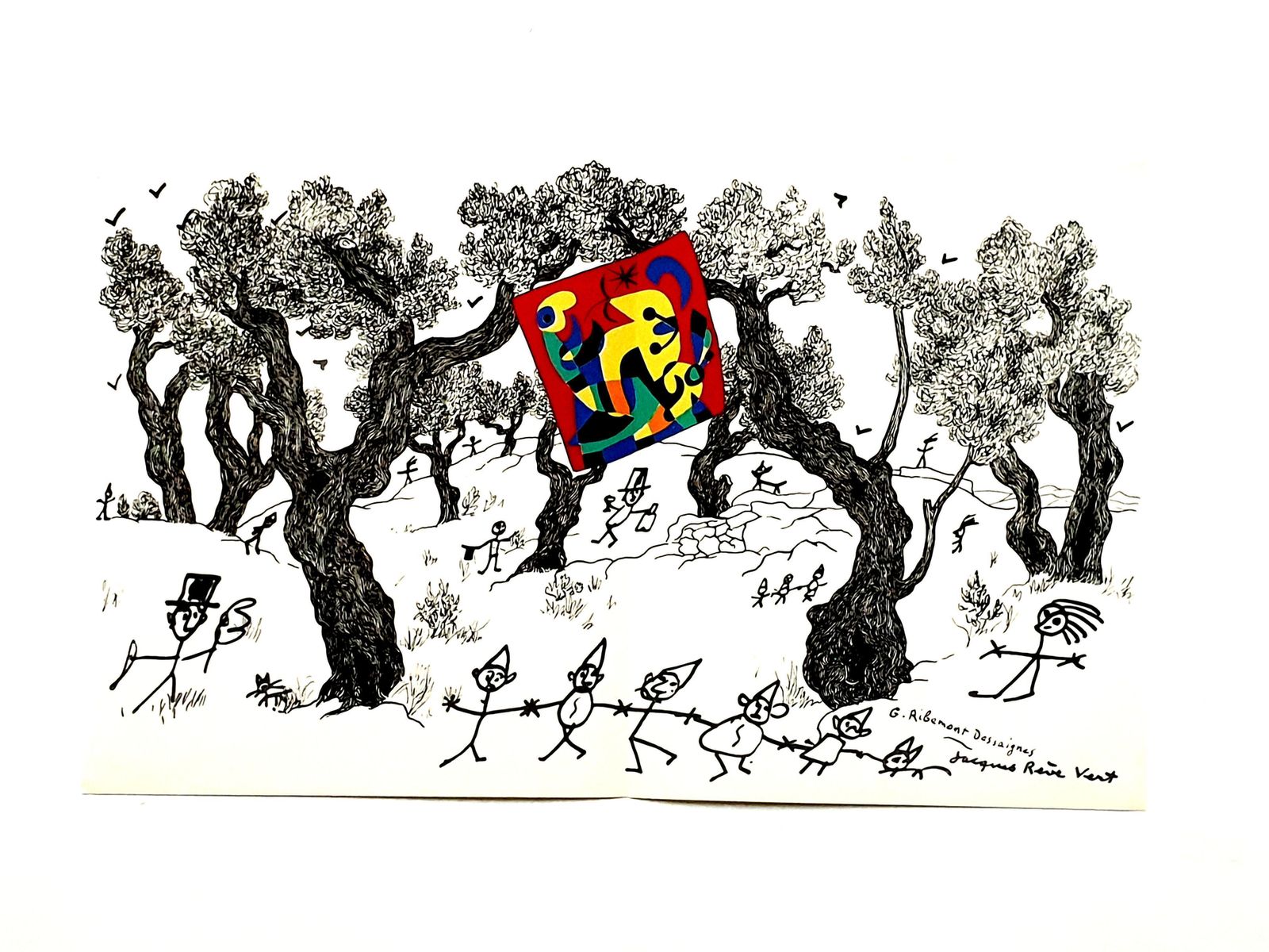 Joan Mirójoan Miro   The Party   Original Lithograph1956