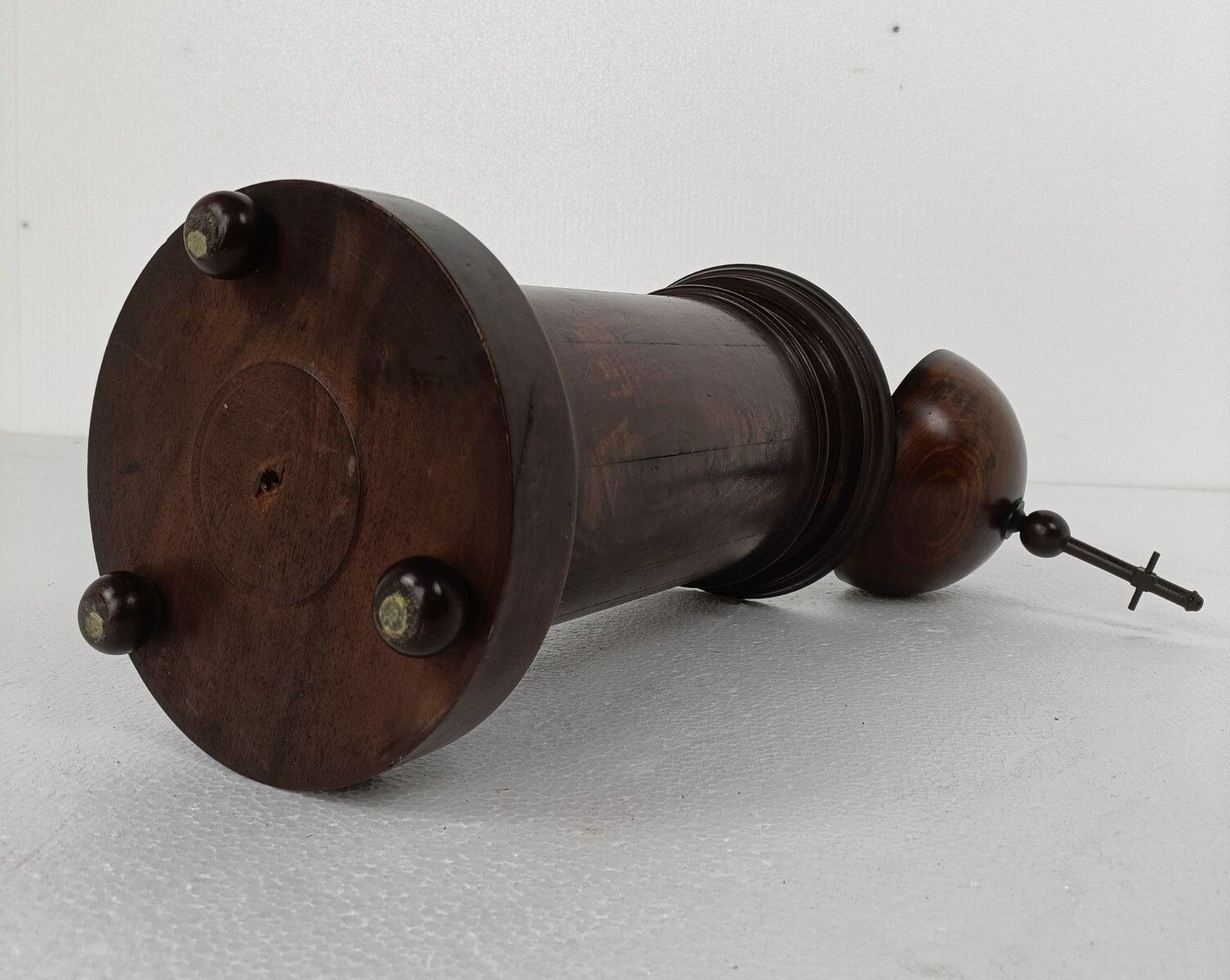 photo for sale Exceptional Antique Chalice Holder Church Priest Mahony Wood Hand Made Piece Uni