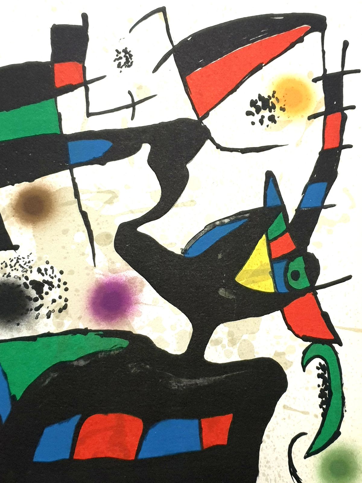 Joan Mirójoan Miro   “Plate I” From “Oda À Joan Miró”   Lithograph1973 photo 6232.0