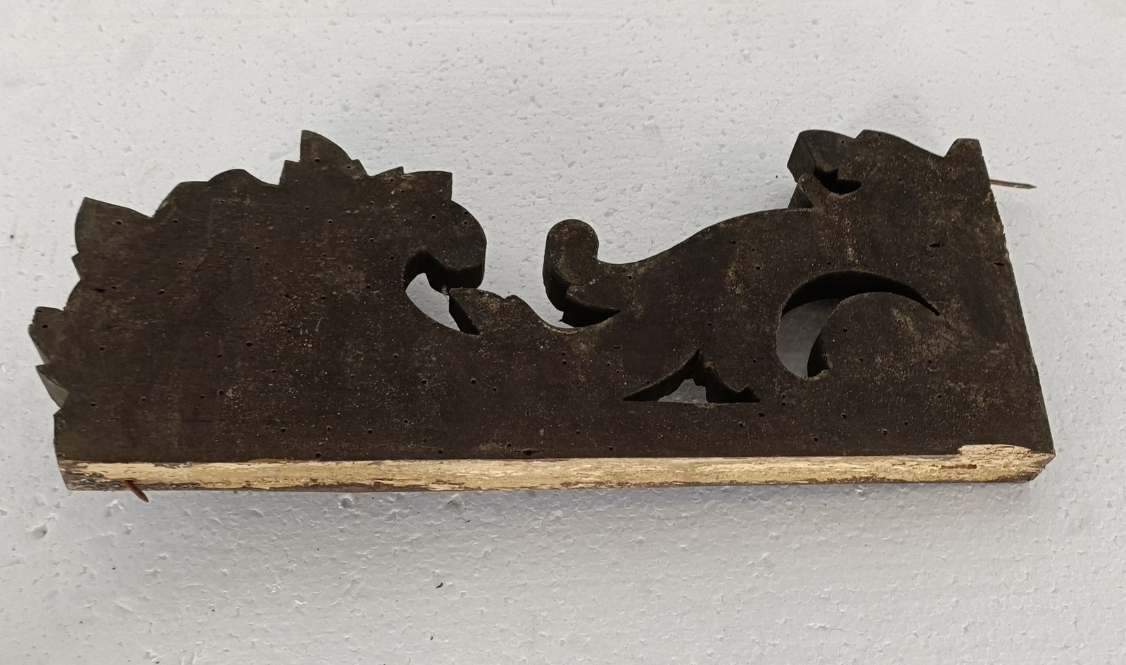photo for sale Antique Pair Corbels Hand Carved Wood  Architectural Reclaimed  Salvaged Lions G