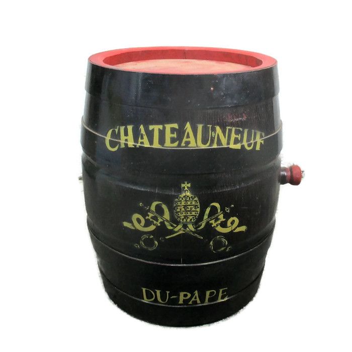 Authentic French Châteauneuf Du Pape  Wine Barrel France Vineyard Htf  Collector
