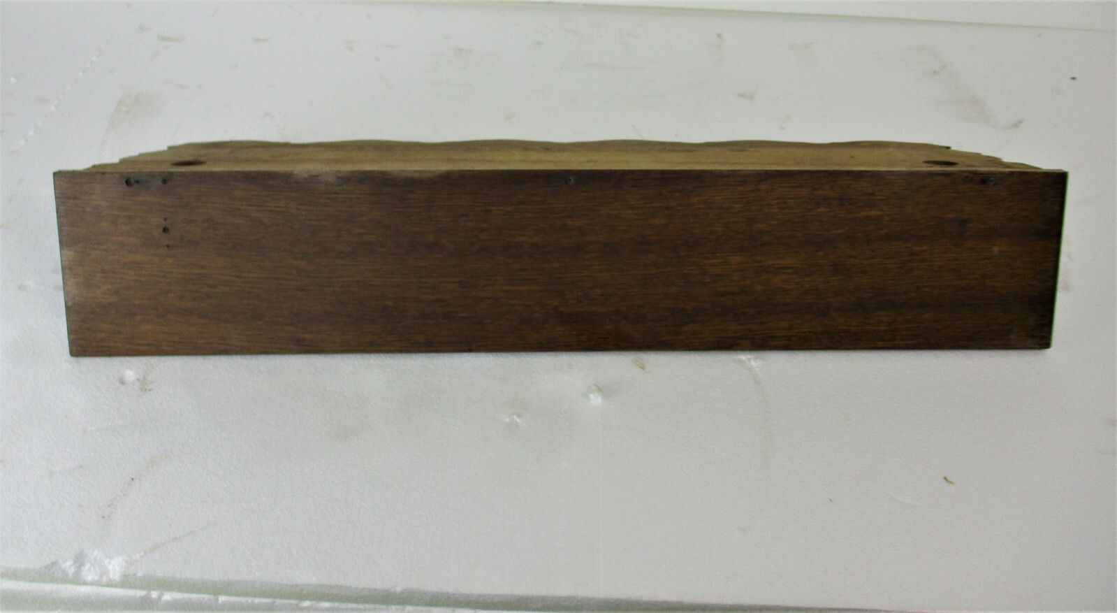 photo for sale Xl Hand Carved Wood Oak Coat Hat Kitchen Hallway Rack Antique Gorgeous