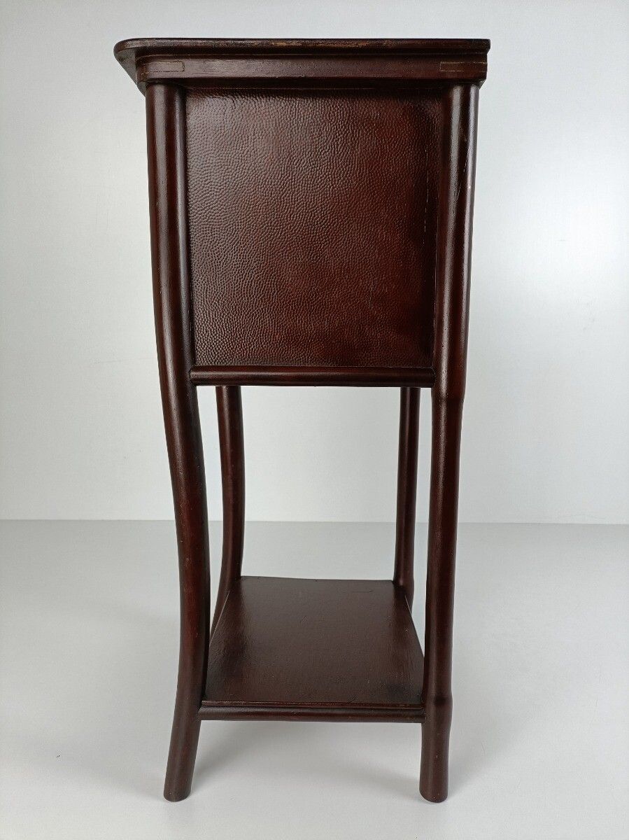 Hallway Cabinet Nightstand Bedroom Table Hall Cabinet End Side Antique Jugendsti photo vintage