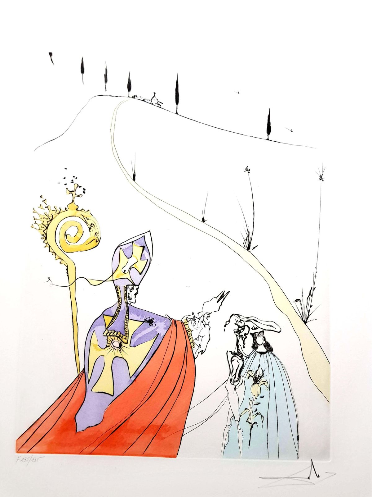 Salvador Dalí­Salvador Dali   The Sacred Love Of Gala1974