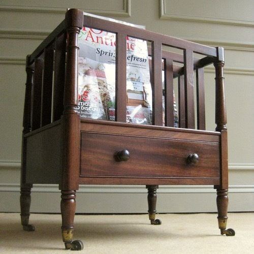 Mahogany Canterbury Gilligintons Of Dublin 19thc photo Furniture