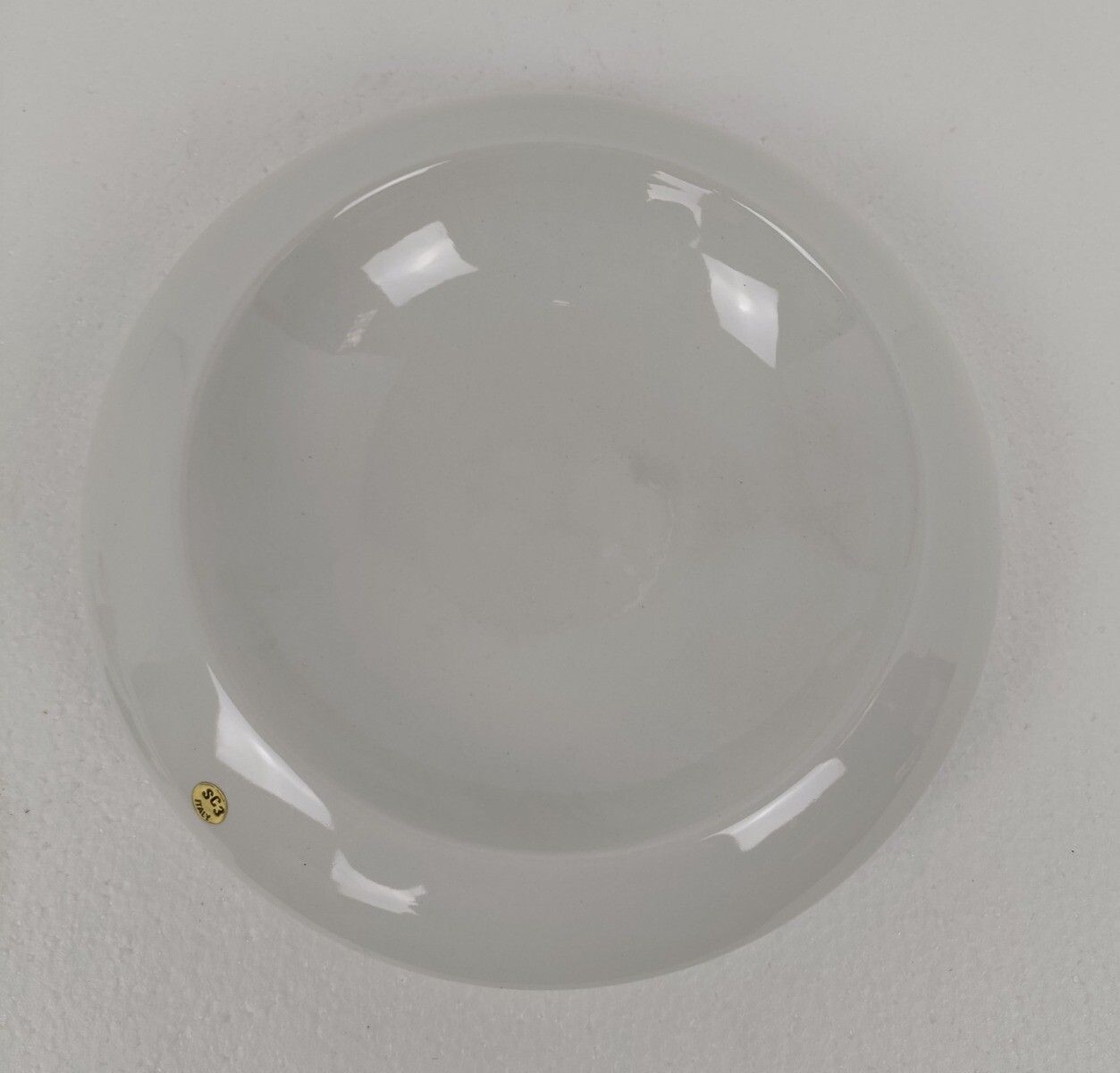 Pino Spagnolo For Sicart Italy, 1960/70's Space Age Dish Bowl Collector White photo 244.0