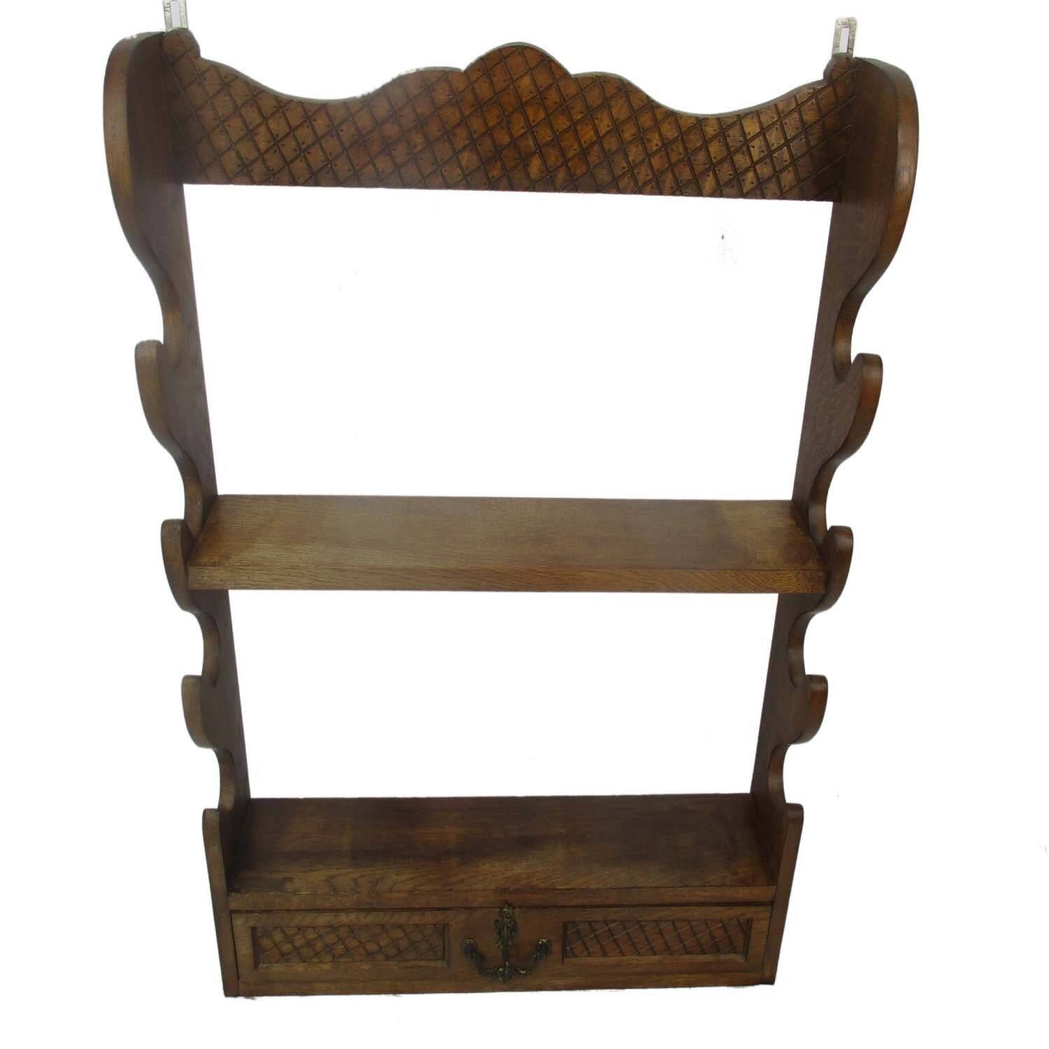 Beautiful Ornate Plate Pipe Rack Shelf Cabinet Standing And Hanging Hand Carved photo furniture