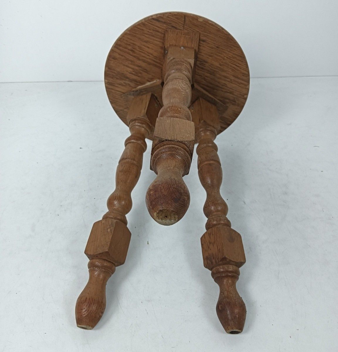 Very Special Tripod Pedestal Plant Stand Bonsai Table Side Occasional Table Wood photo furniture