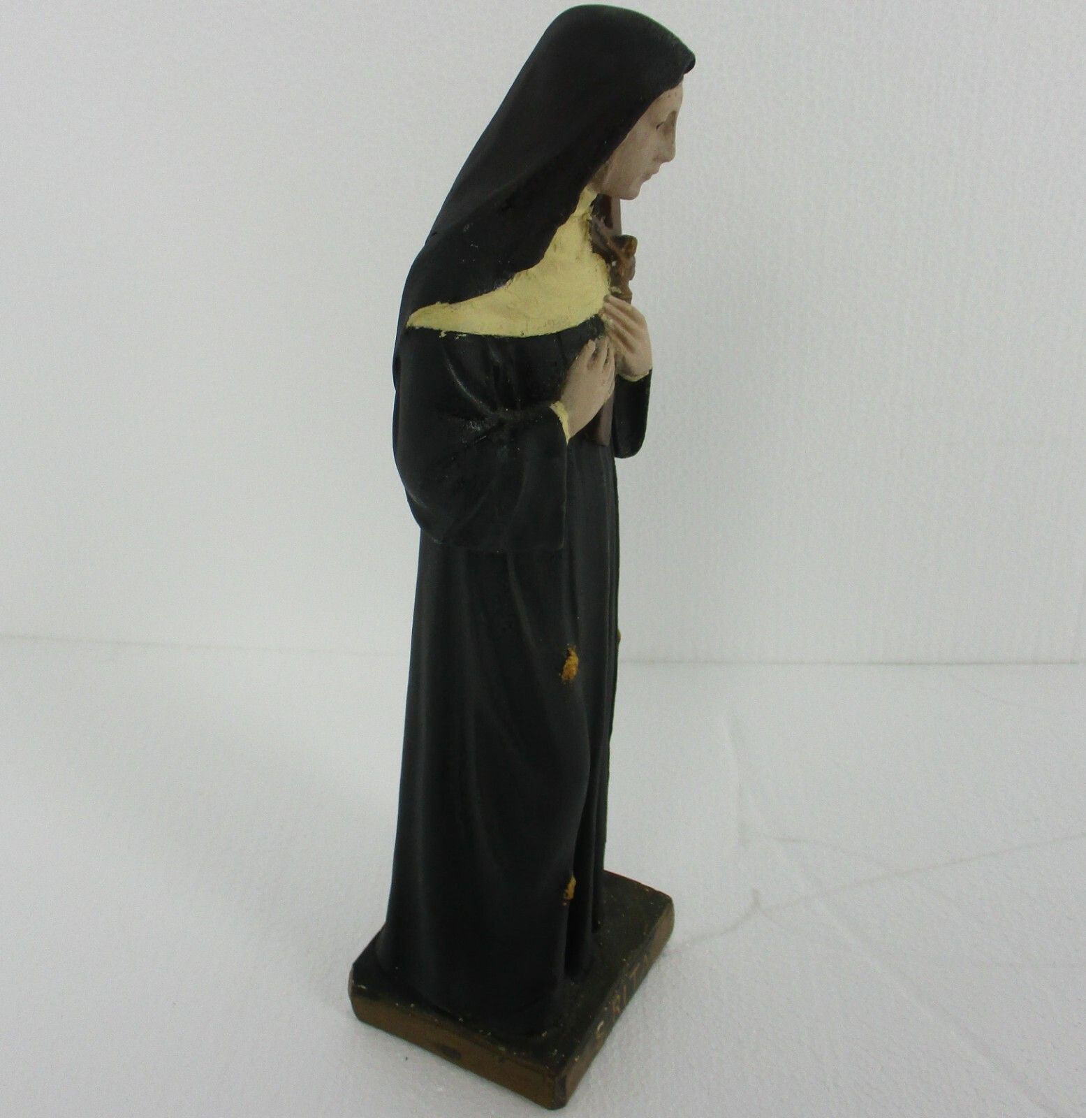 Htf Statue St Rita Of Cascia Plaster Patroness Impossible Causes Collector 16" photo 204.0