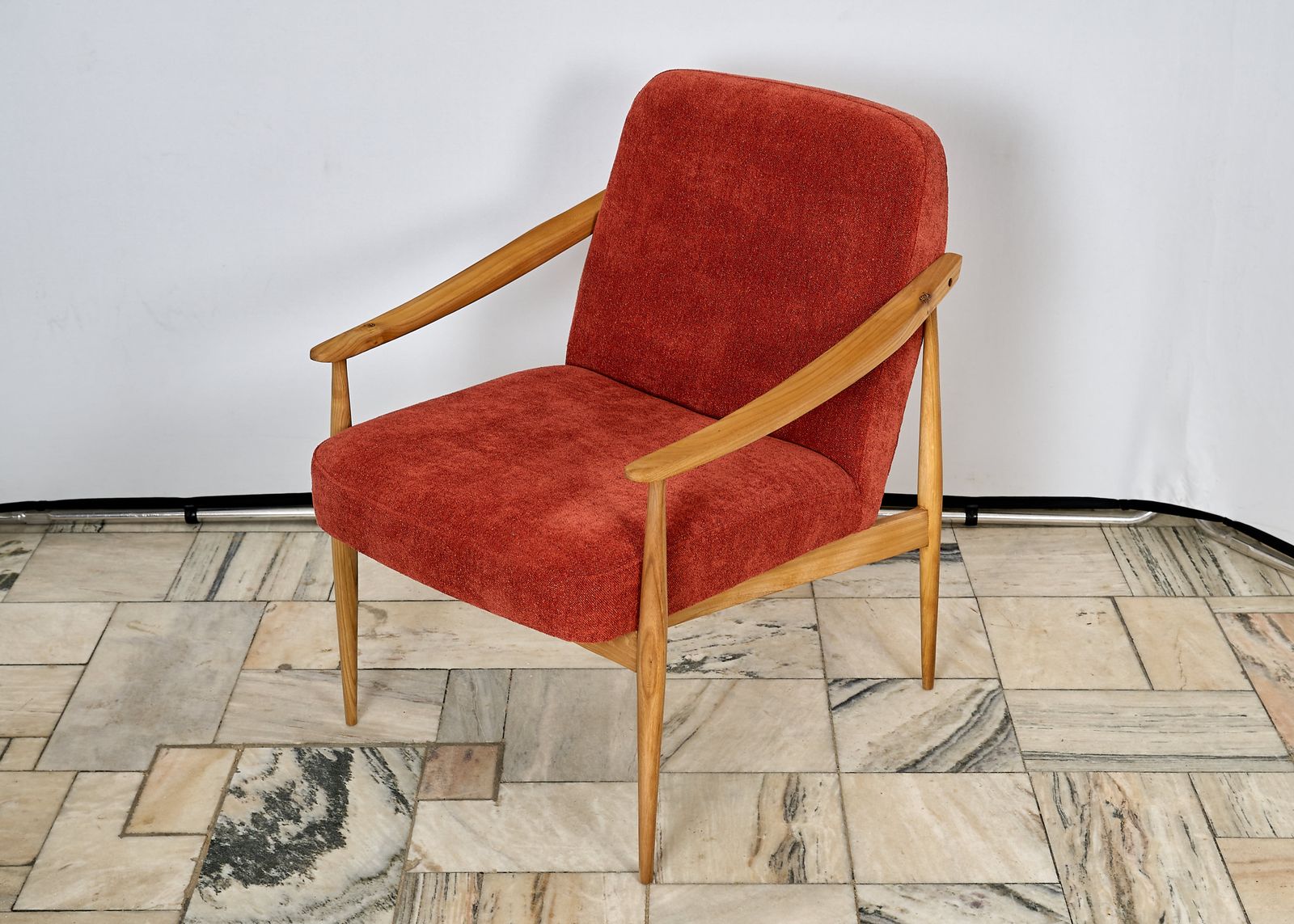 Armchair With Footrest Czechoslovakia 1960s photo buy
