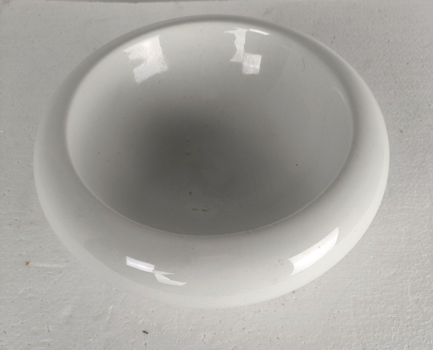 Pino Spagnolo For Sicart Italy, 1960/70's Space Age Dish Bowl Collector White photo furniture