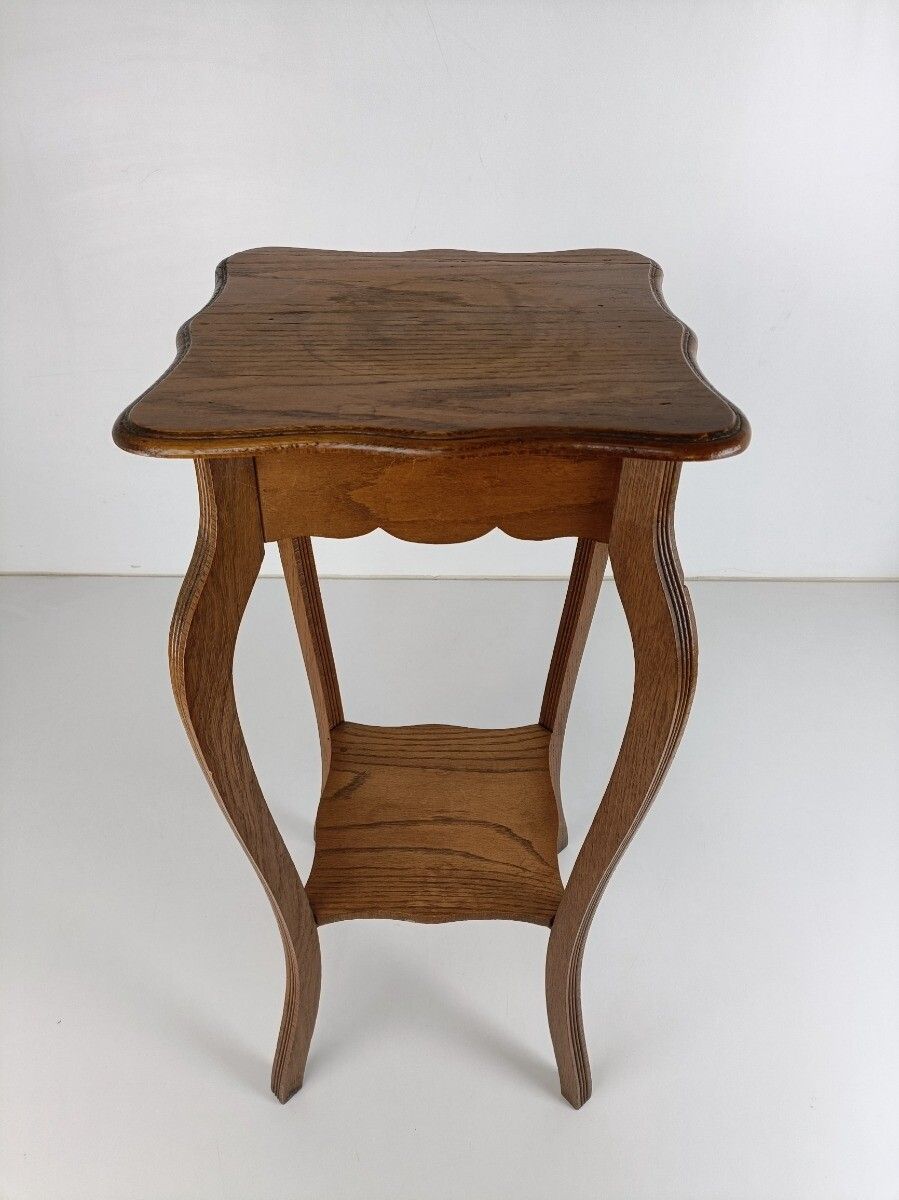 Art Nouveau Side Coffee Table Pedestal  Two Tier  Plant Stand Bonsai Stand Farmh photo Furniture