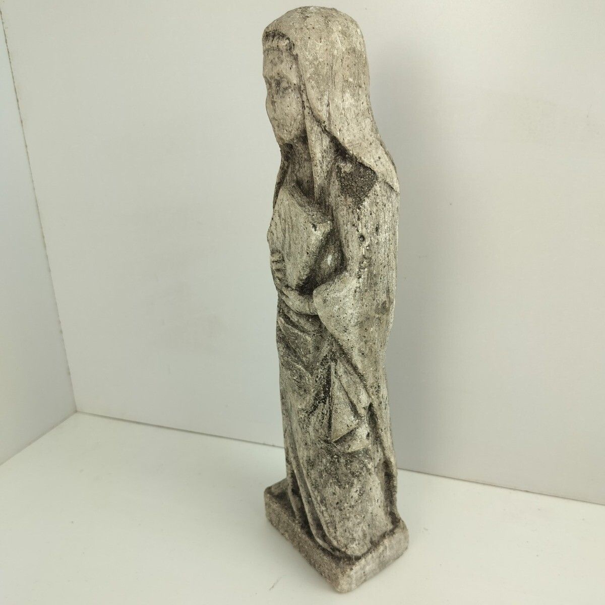 Outdoor Protection House  Statue Virgin Mary Madonna  In Stone Stoneware Collect photo for sale