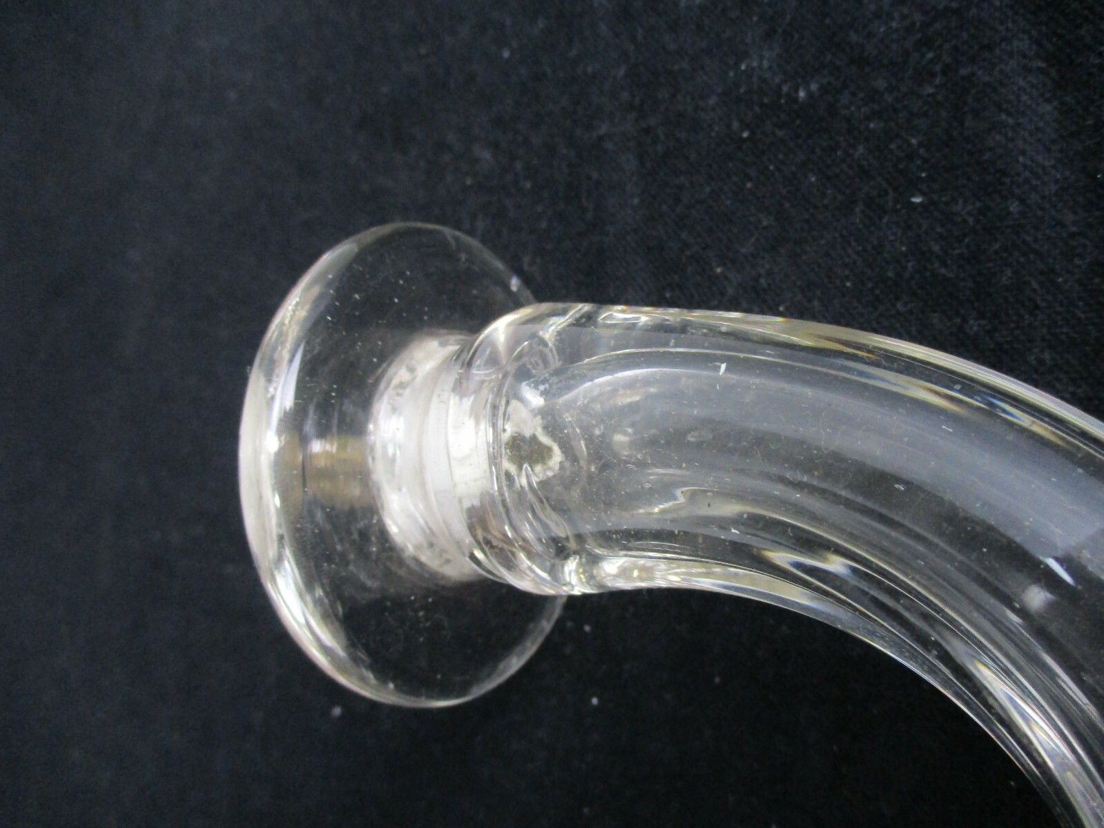 Venetian Murano Part Piece Chandelier Arm Clear Hand Blown Art Glass Reclaimed photo furniture