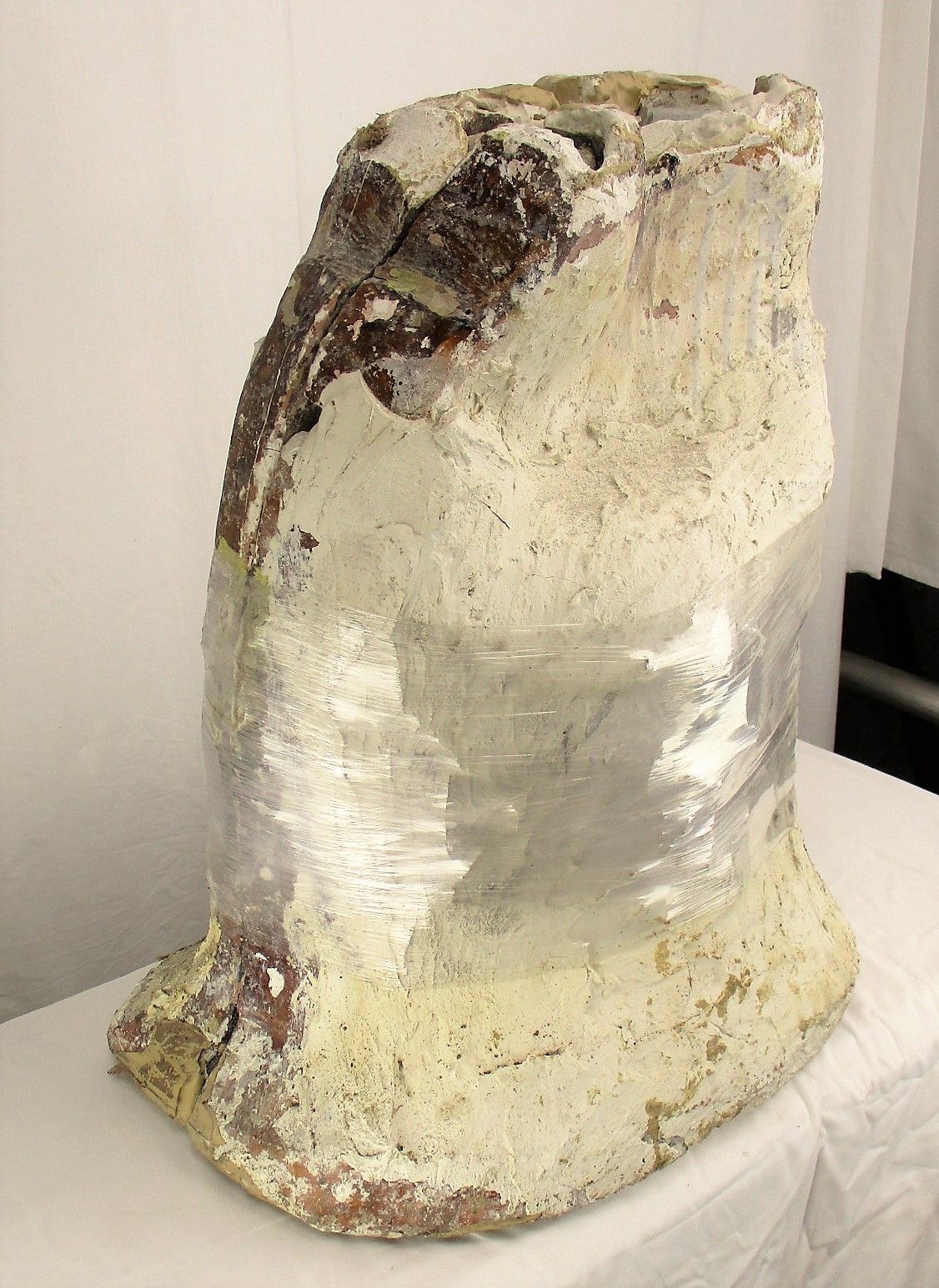 Antique Mold For Plaster Statue Holy Family Large Religious Authentic Heavy photo for sale