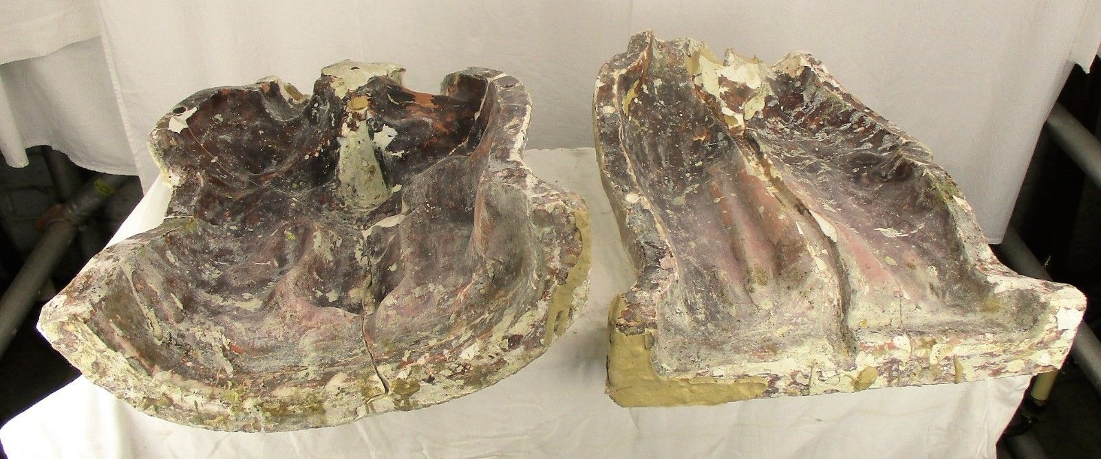 photo furniture Antique Mold For Plaster Statue Holy Family Large Religious Authentic Heavy