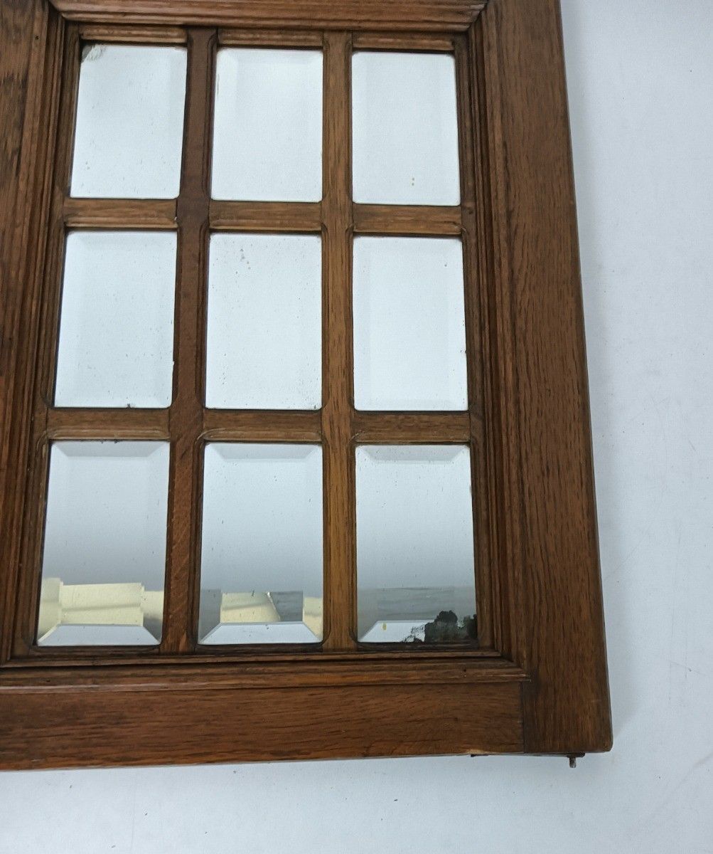 Gorgeous Large Hand Carved Wooden Door Panels Beveled Clear Glass Pair Antique R photo furniture