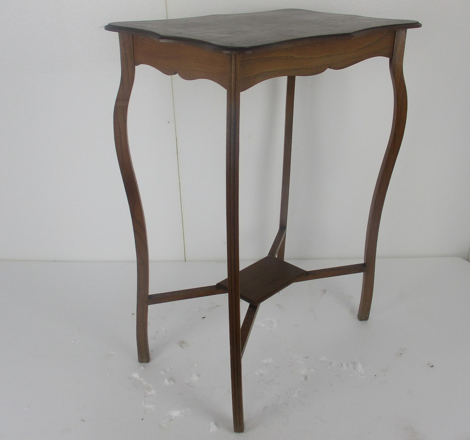 Art Nouveau Pedestal Side Occassional Table Plant Bonsai Stand Two Tier Antique photo vintage