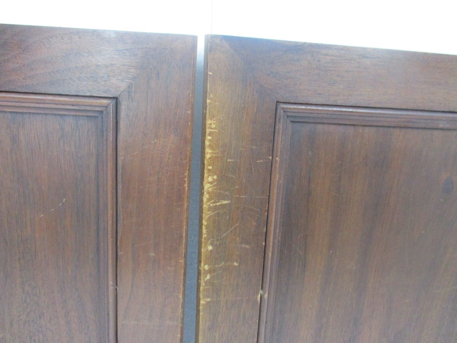 Pair Antique French Hand Carved Oak  Door Panels Reclaimed Architectural Breton photo buy