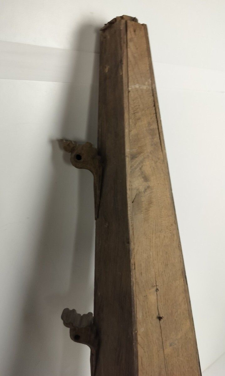 970.0 Gothic Antique Architectural Reclaimed Ornamental Wooden Pinacles Couple Wow Rar photo