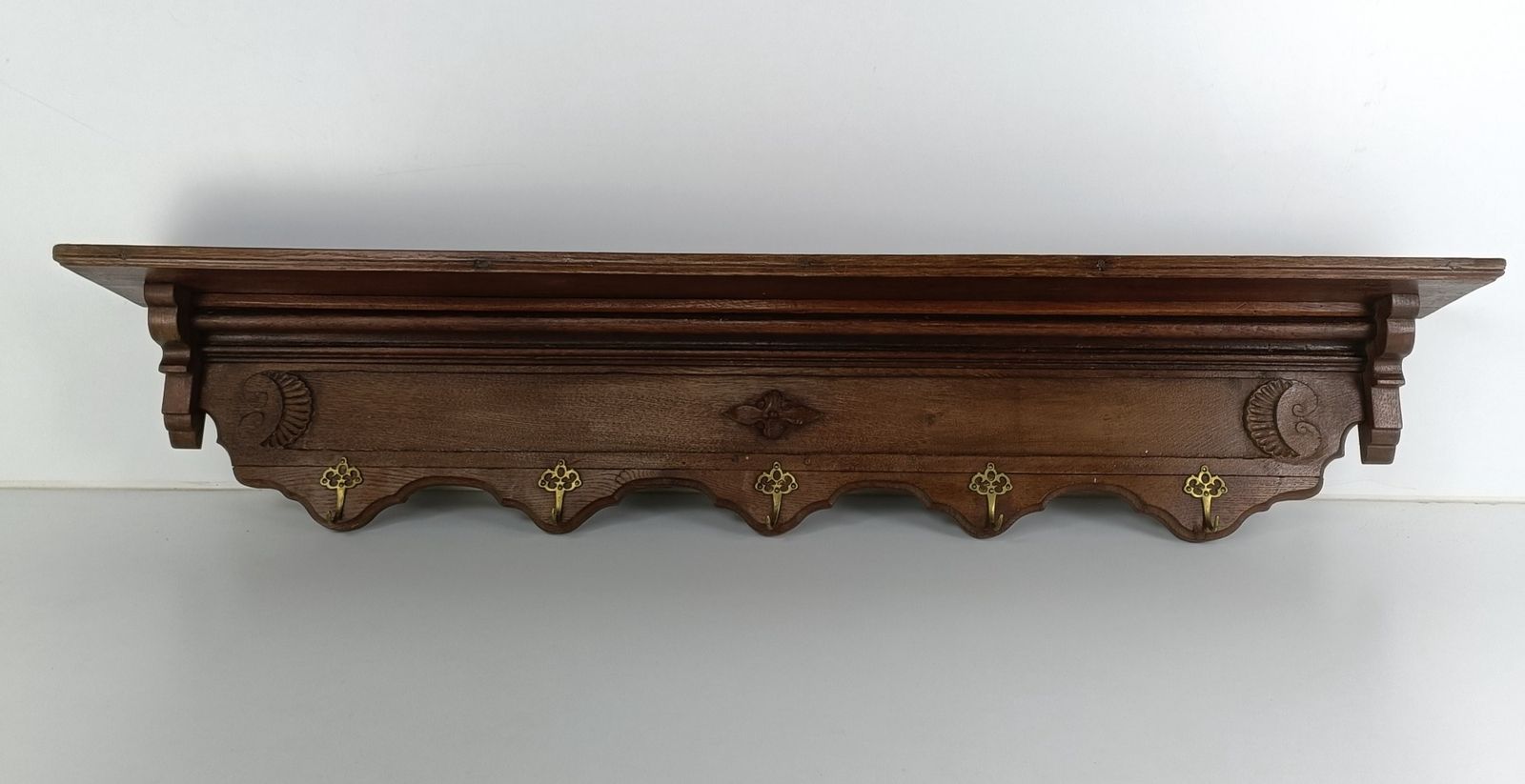 Gorgeous Antique Coat Rack Hat Rack Hand Carved Wood Xl French Oak 19th Century photo furniture