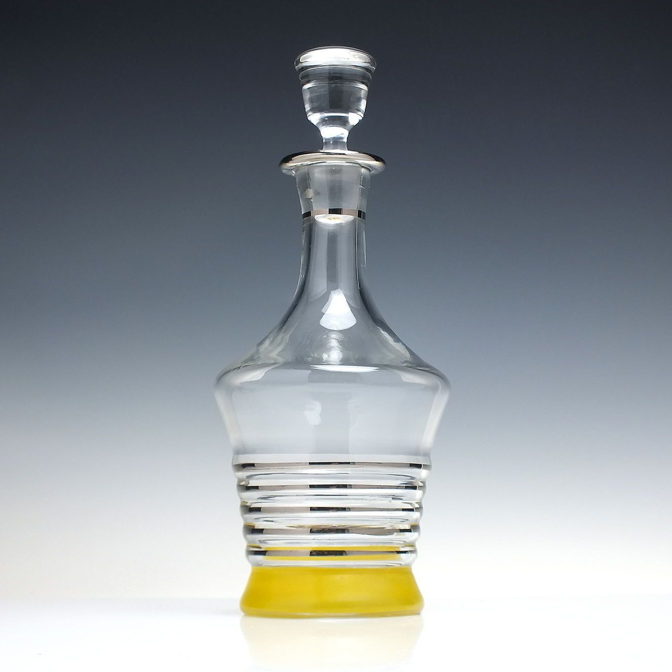 Art Deco Spirit Or Wine Glass Decanter C1930 40