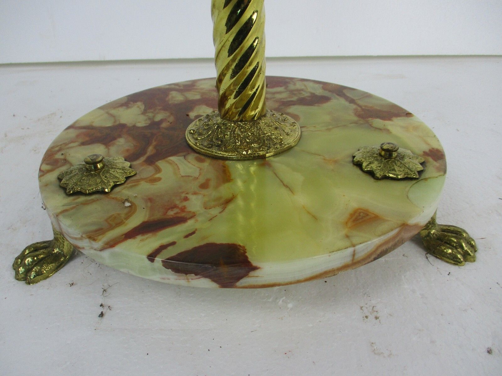 Mid Century Modern Cast Brass Hall Tree Coat Hat Rack Marble Base Eyecatcher photo furniture