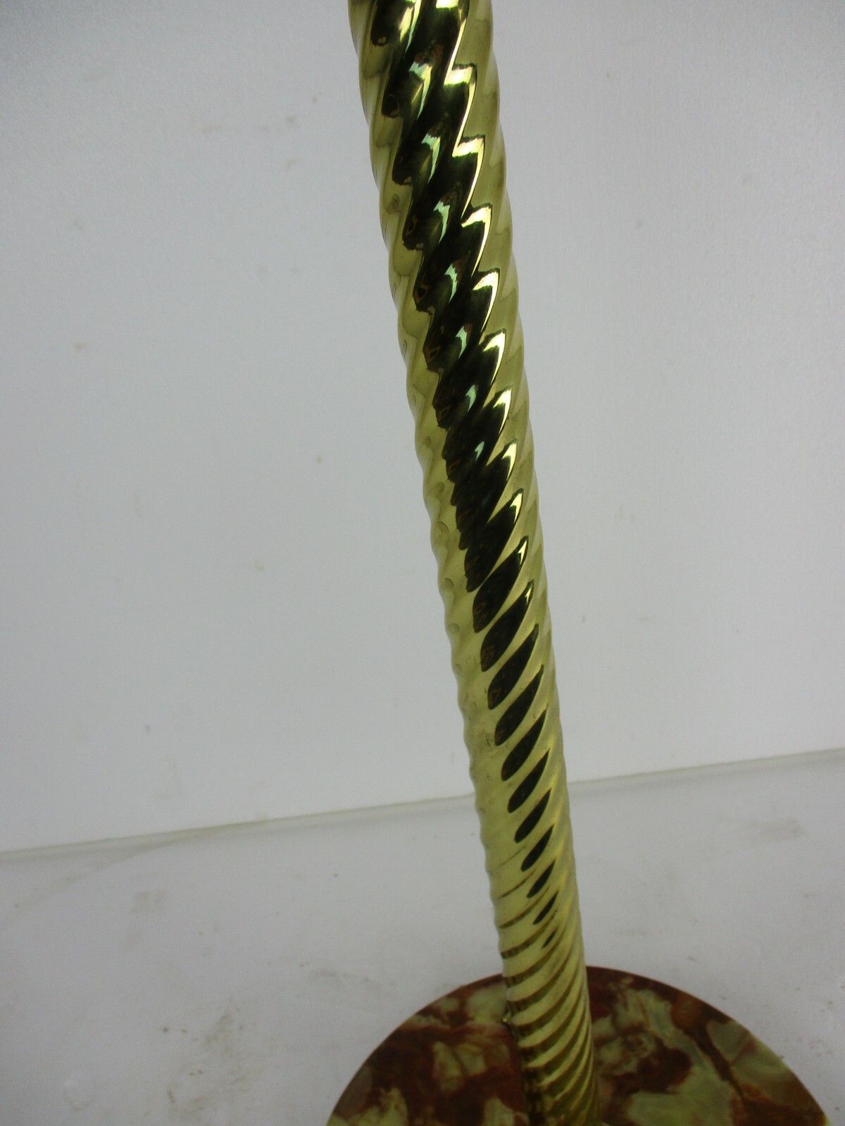 Mid Century Modern Cast Brass Hall Tree Coat Hat Rack Marble Base Eyecatcher photo buy