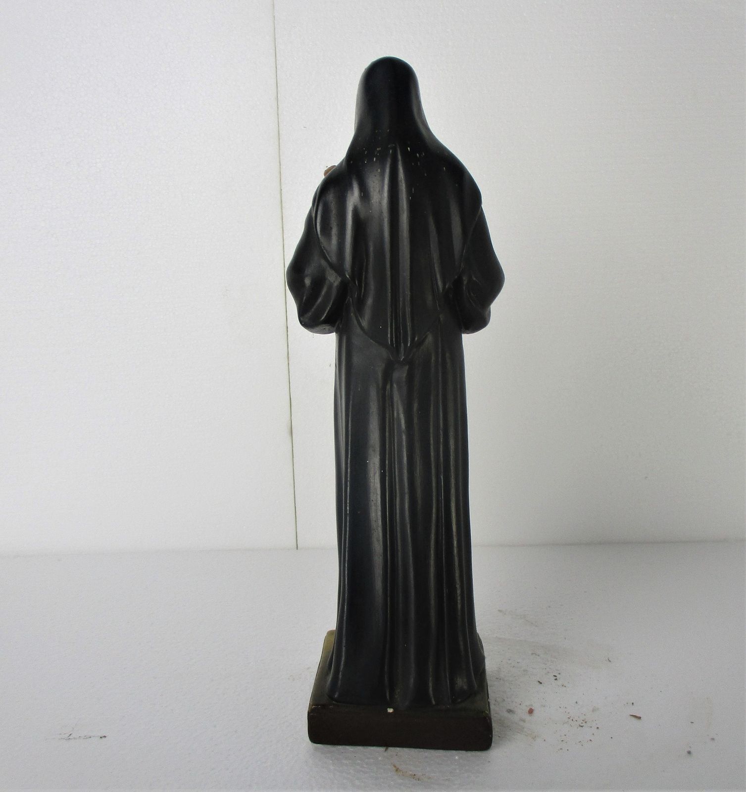 Htf Statue St Saint Rita Of Cascia Plaster Patroness Impossible Causes Bees 16.7 photo buy
