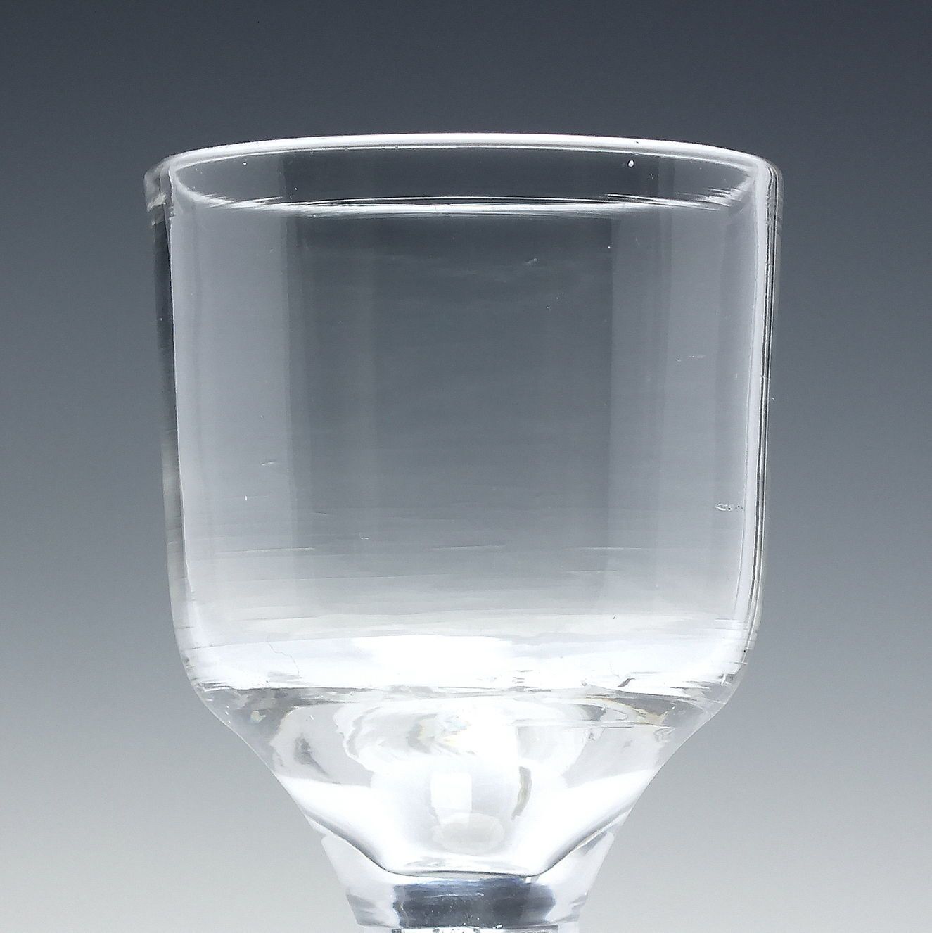 Rare Short Stem Opaque Twist Wine Glass With A Helmet C1760 photo Home Decor