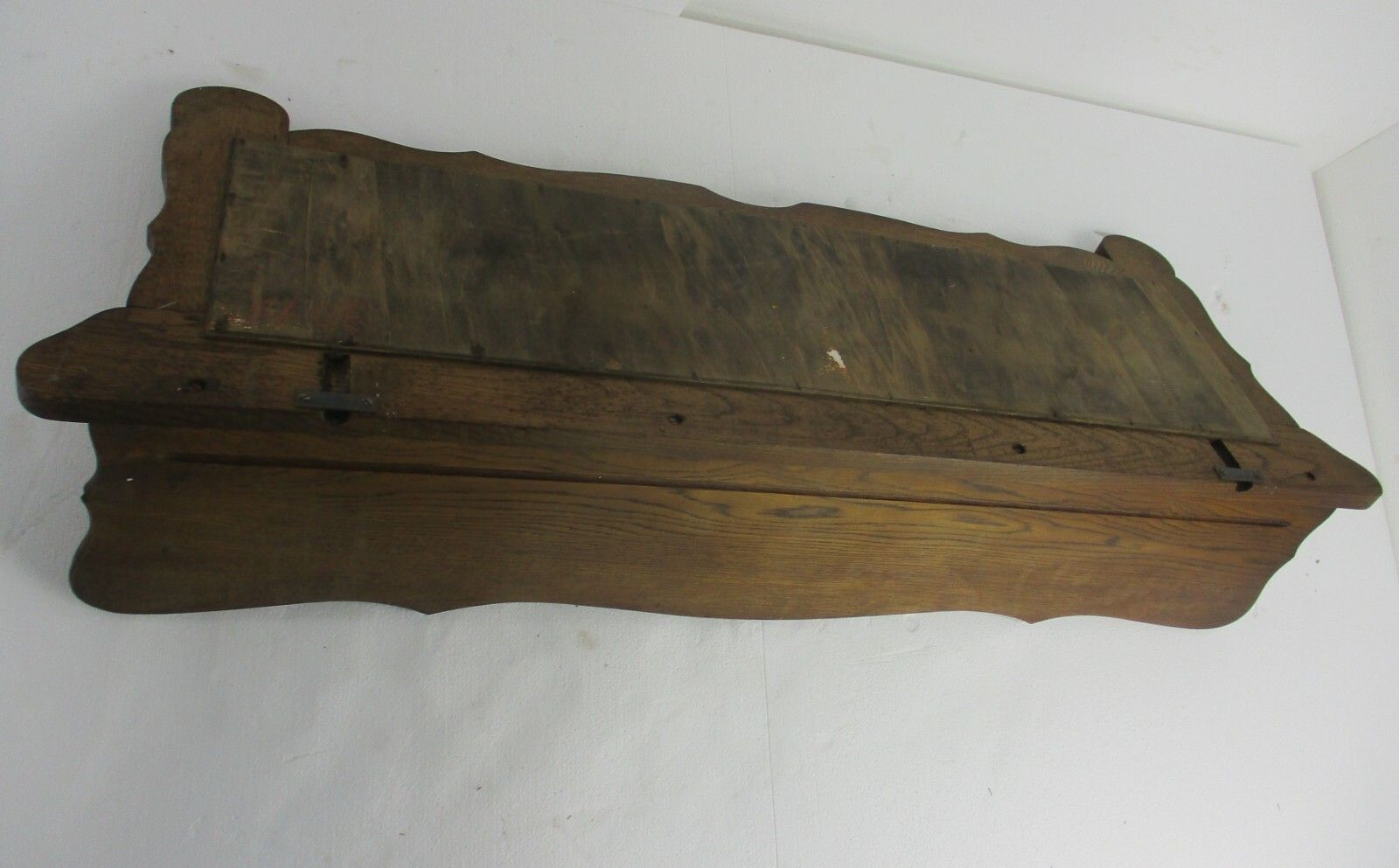 Xl Hand Carved Wood French Oak Coat Hat Kitchen Hallway Rack Antique  Shields photo vintage