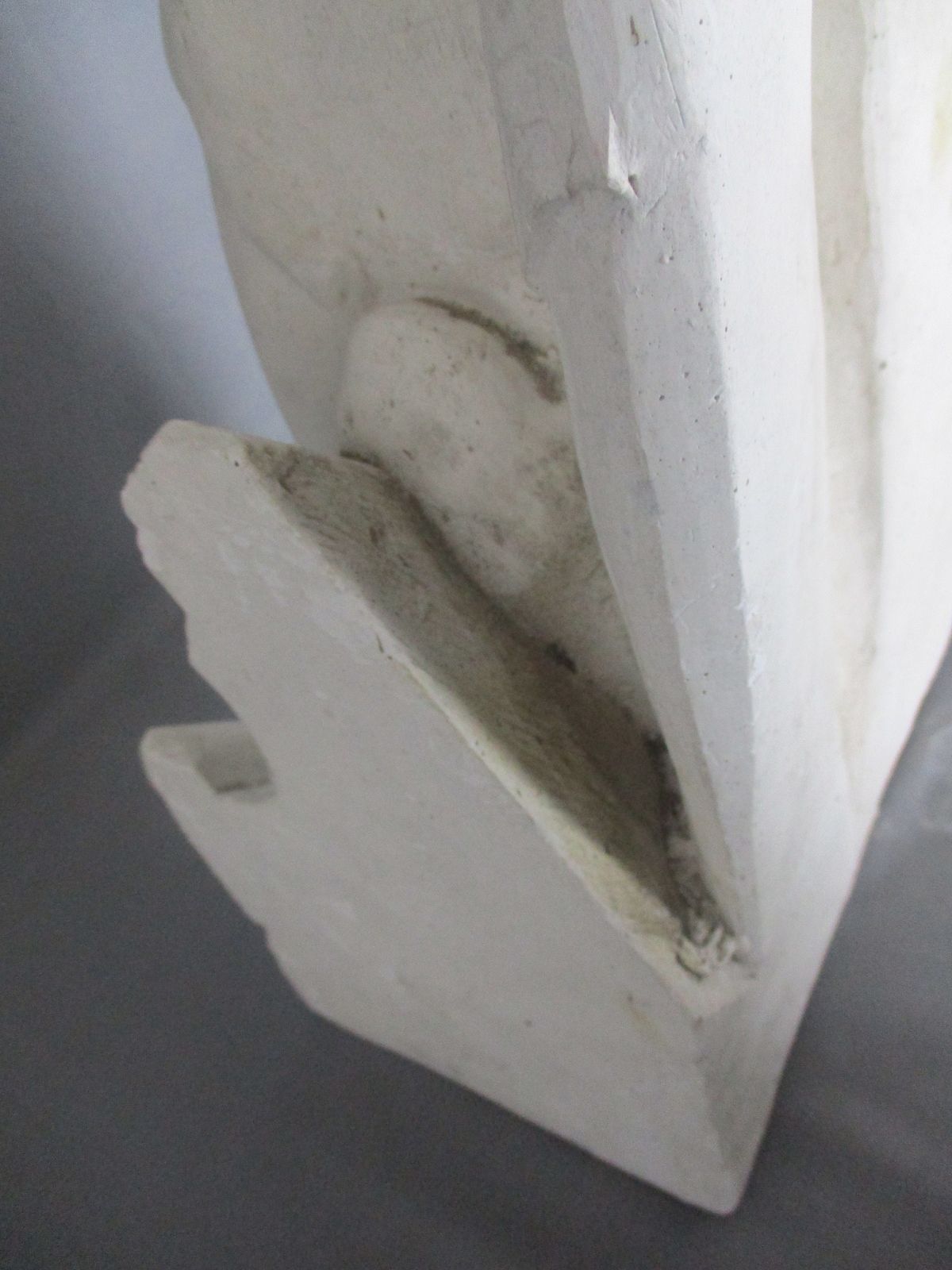 Statue Sculpture  Plaster  Mythology Winged Dog Dragon Gothic Wonderful Rare photo buy