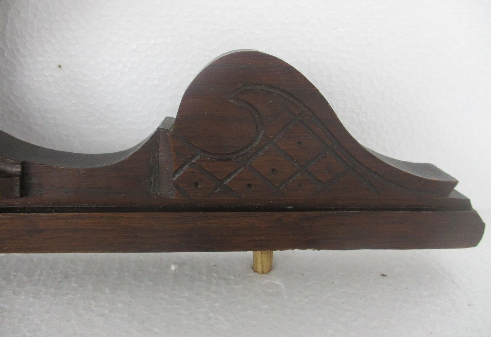 Carved Wood Pediment Over Door Medallion Architectural Antique Reclaimed Wow photo Home Fixtures