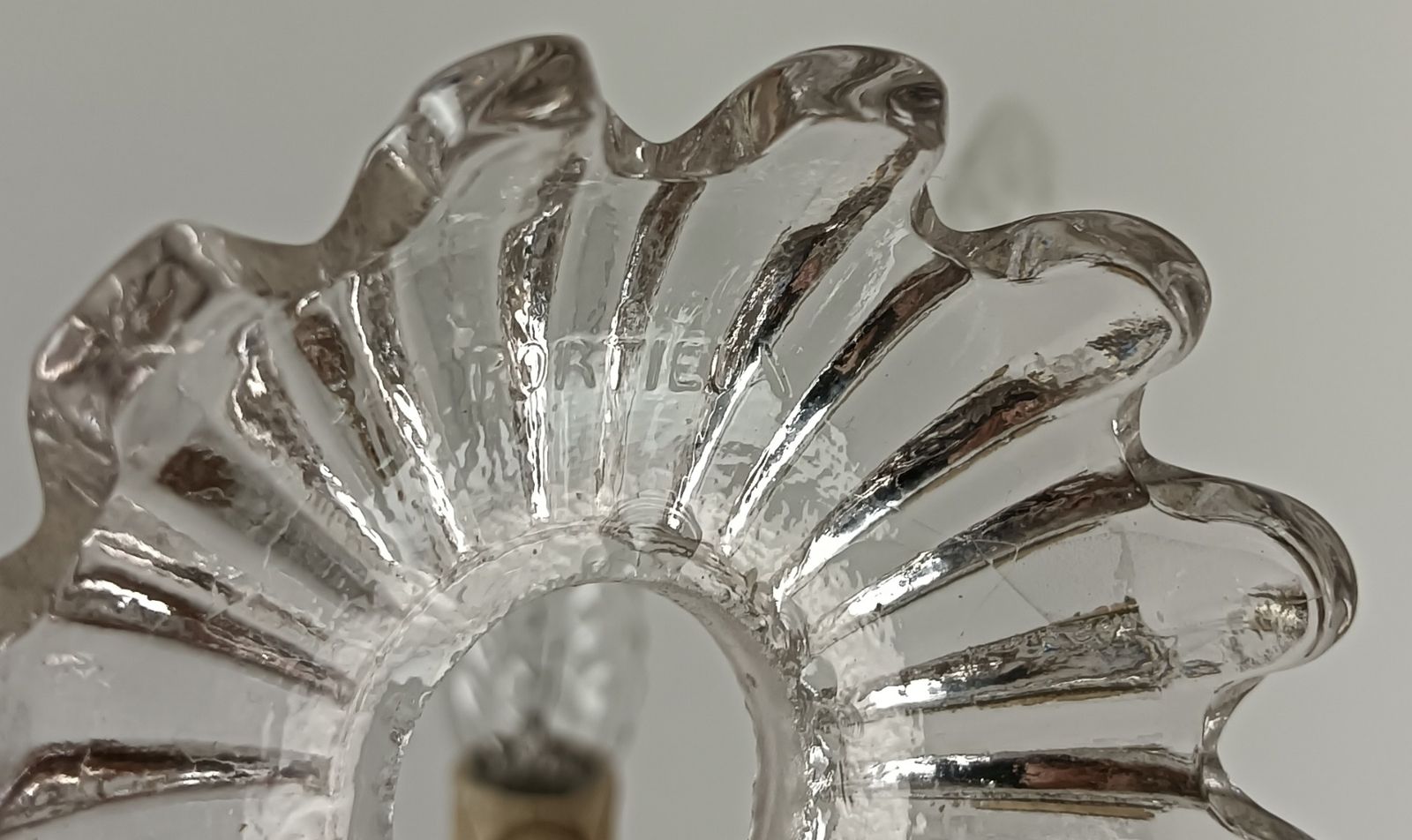 French Antique Chandelier Bronze Dore With Prisms And Bobeches From Portieux 19t photo 1705.0