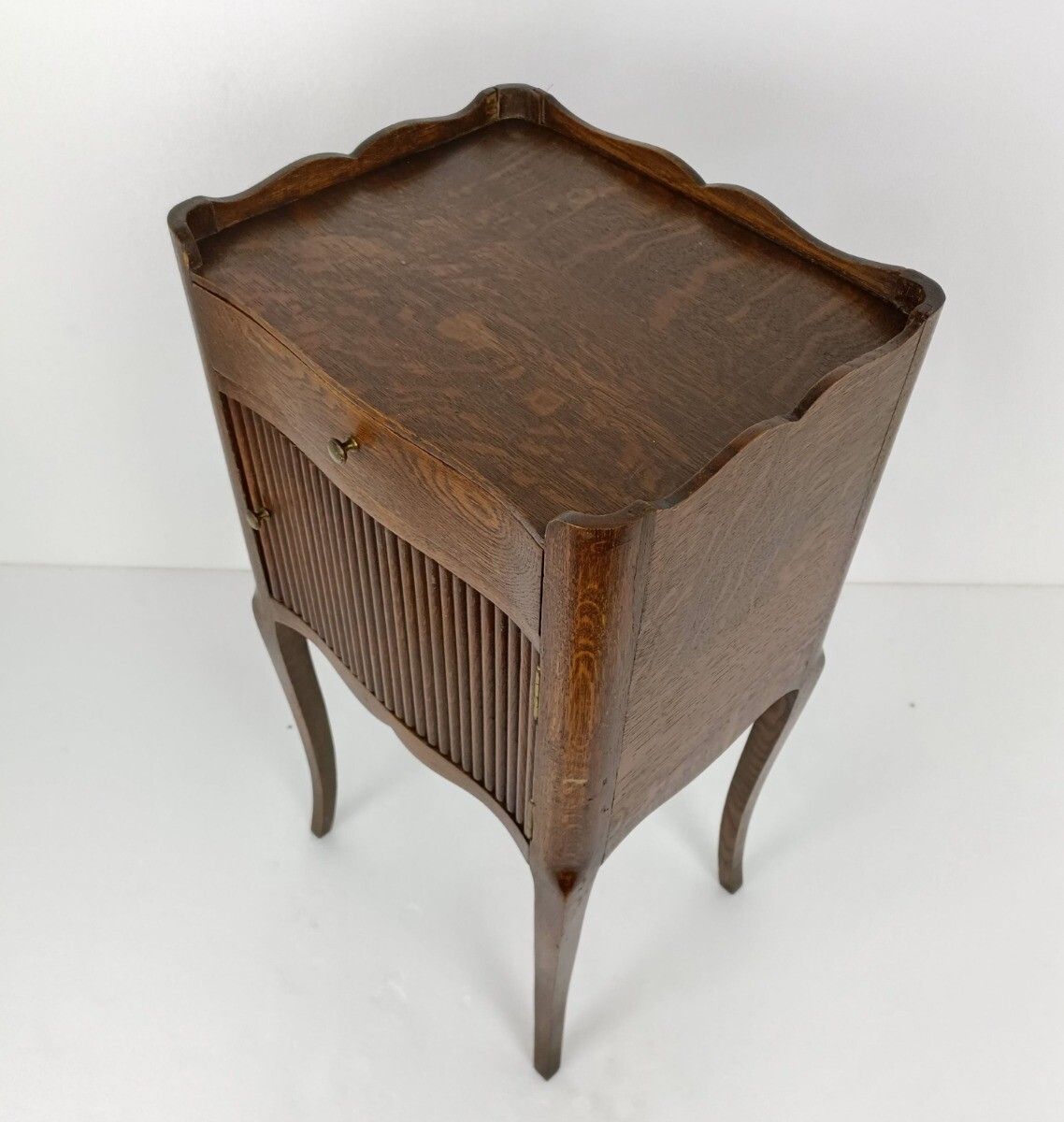 Art Deco Art Nouveau Brown  Side Cabinet Table Night Stand Antique Exquisite Fro photo vinterior