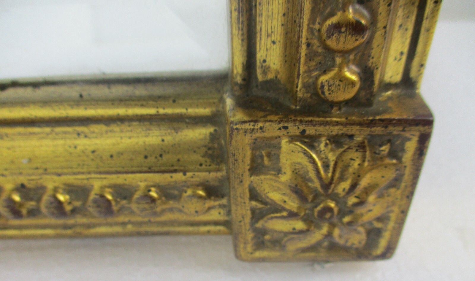 Hallway Cabinet Beveled Glass Mirror Belgium Wood Large Hobnails Stunning photo Home Decor