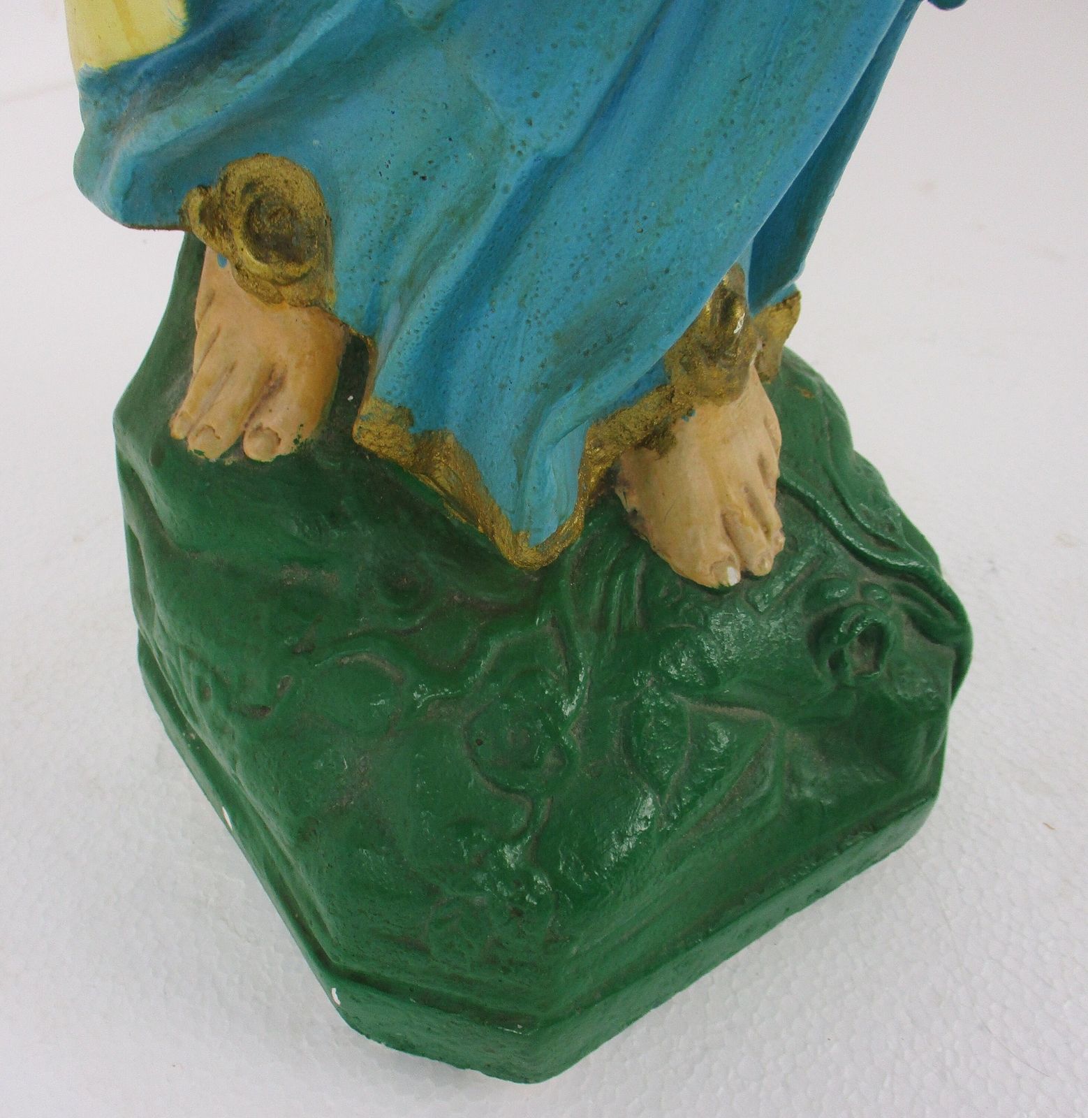 Large Monastry Chapel Statue Virgin Mary Madonna Our Lady Of Lourdes  Plaster Fr photo Art