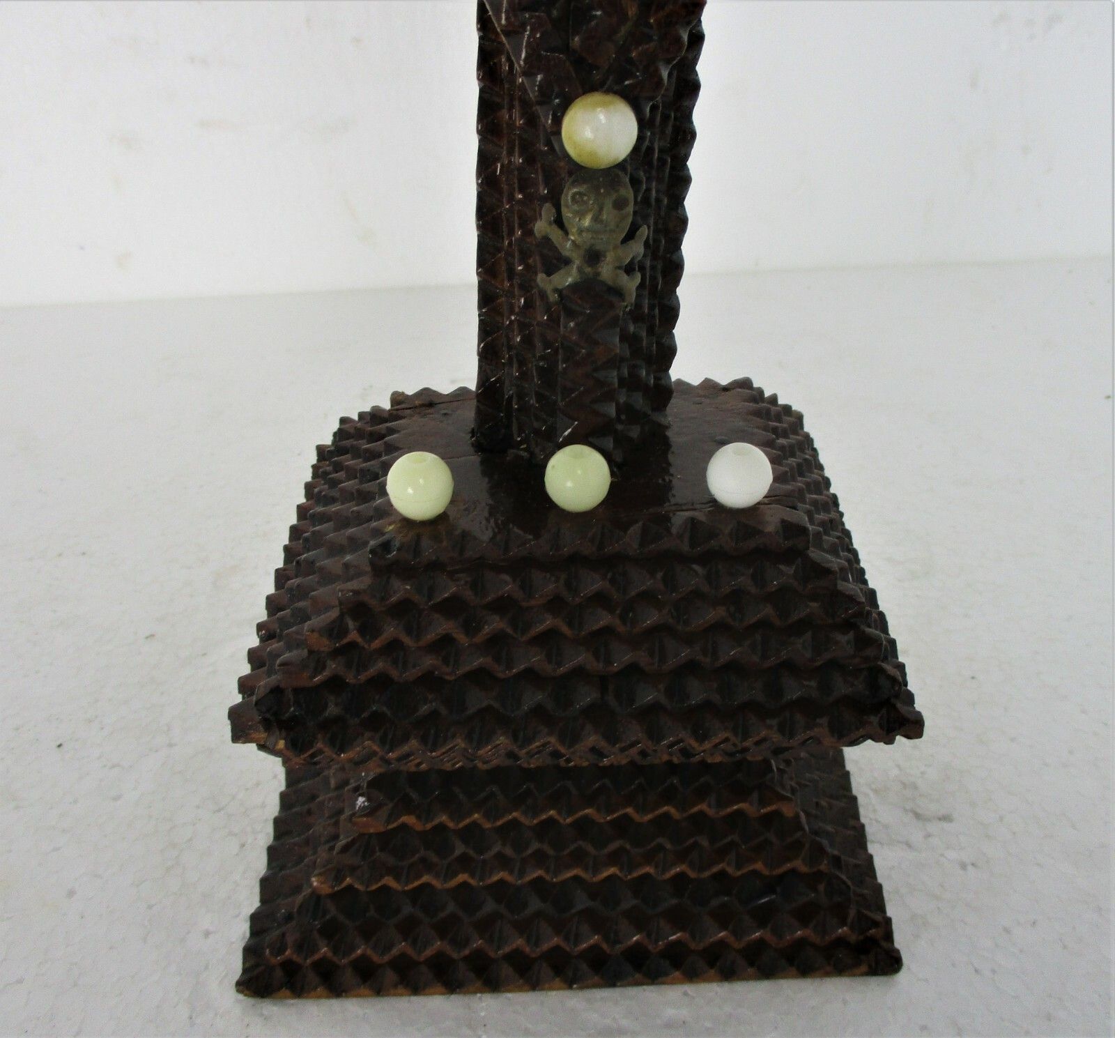 Tramp Trench Tramp Folk Art Standing Hand Carved Wood Crucifix Tools Of Passion photo for sale