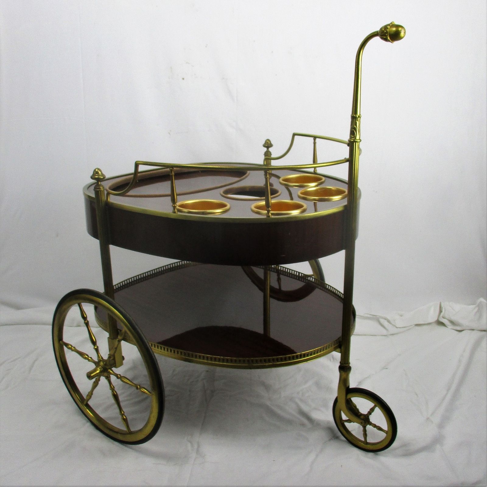 Stunning Design Bar Cocktail Tea Cart Trolley Kitchen Funky Extremely Rare Wow photo vintage