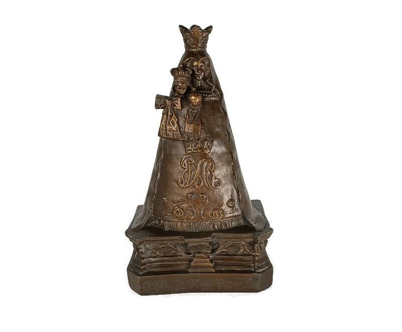 Our Lady Of Saint Jan Poperinghe Belgium Large Belgian Plaster Statue Extremely