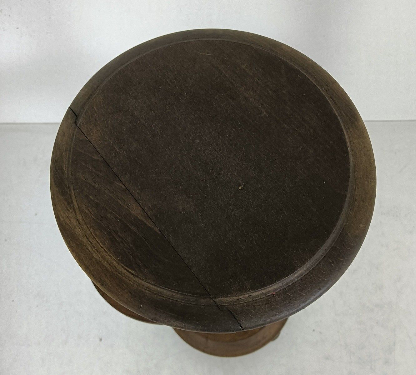Open Barley Twist Carved Wooden Pedestal Plant Stand Two Tier Side Table Beautif photo 244.0