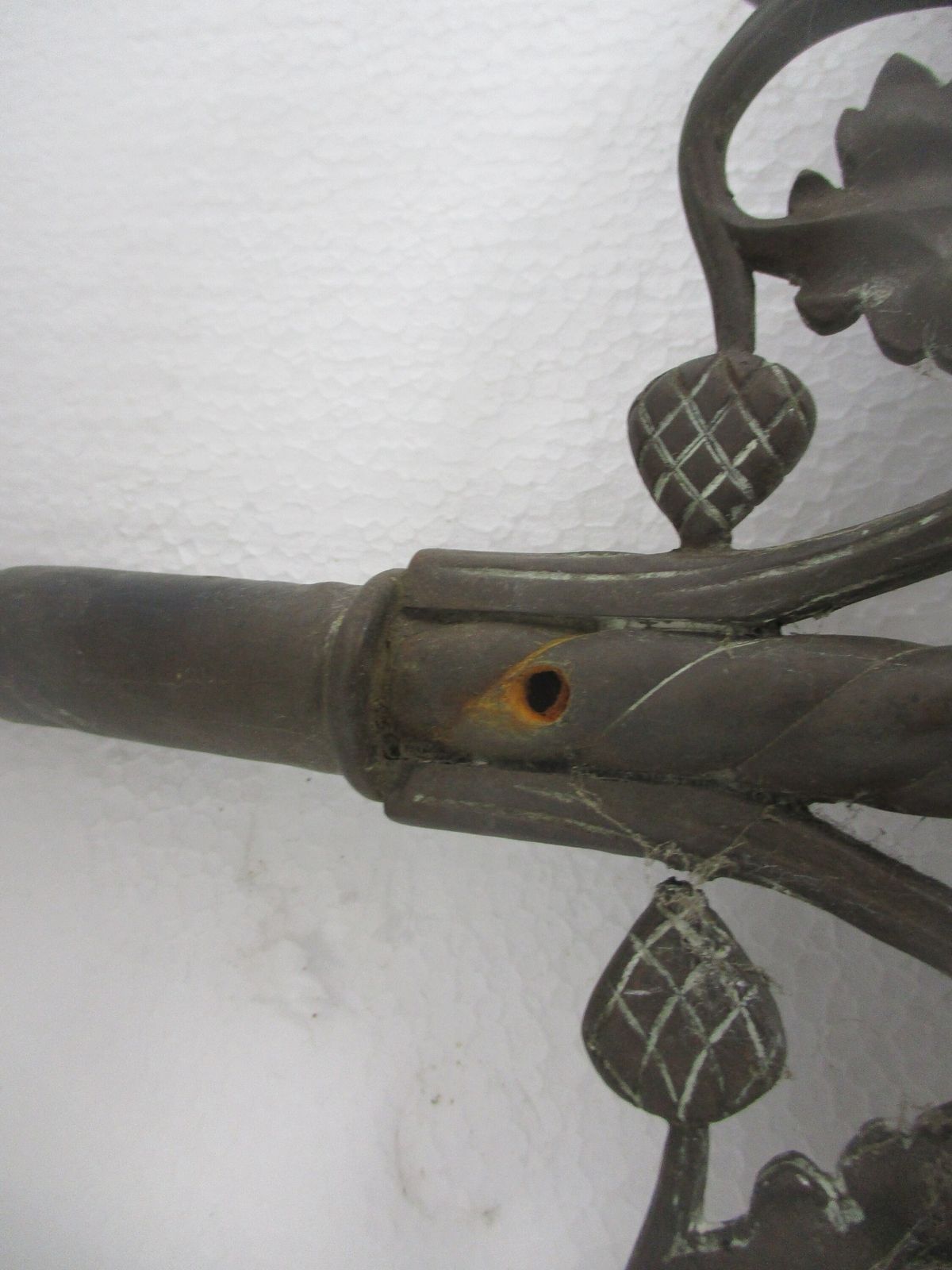 Antique Candelabra Candle Holder 7 Arms Church Chapel Brass Large photo Home Decor