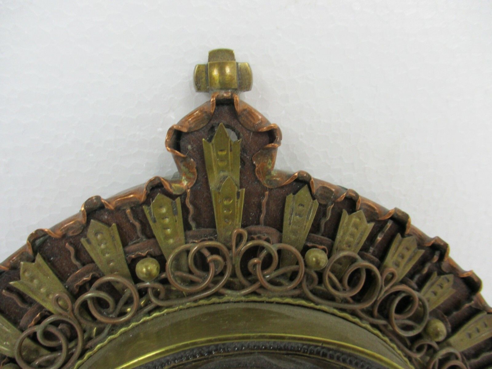 Holy Water Font Vessel Madonna And Infant Art Piece Verlinden Bronze Ave Maria photo for sale