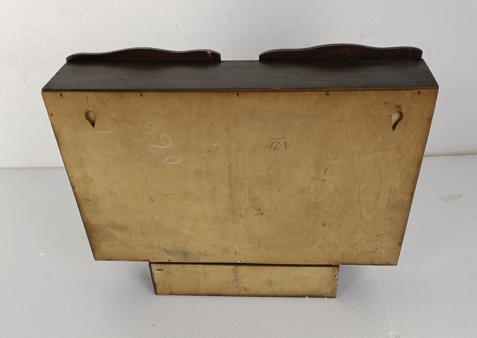 Furniture Art Deco Double Antique Medicine Apothecary Cabinet Brass Trim Kitchen Bathroom photo