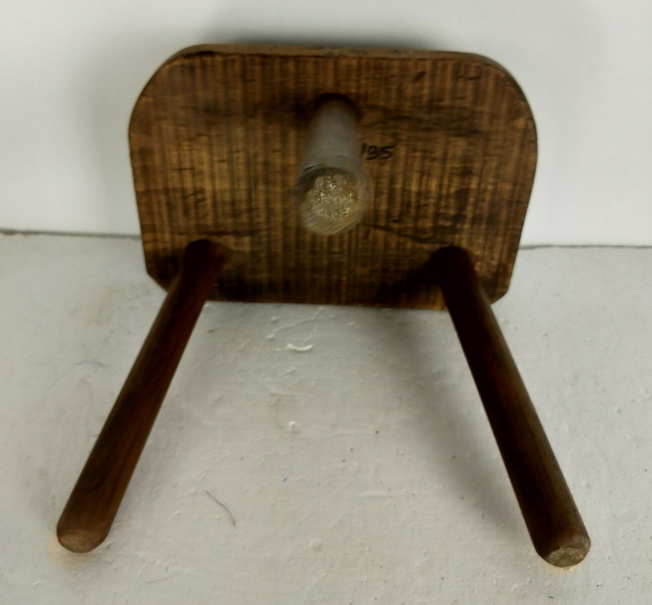 Vintage Milking Stool Pedestal Plant Stand Side Table Farmhouse Barn Style Tripo photo vinterior