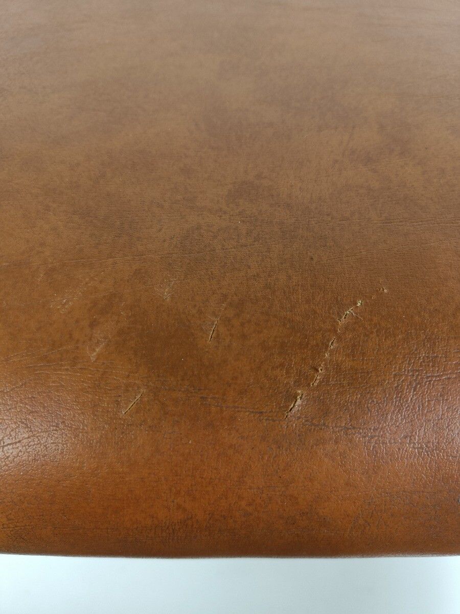 Furniture Vintage  Footstool Ottoman Foot Rest Bench Poof Mid Century Modern photo